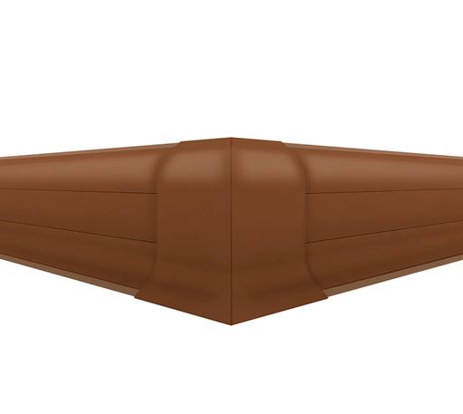 [102713] Canto Externo Zocalo PVC Plasbil Marrón