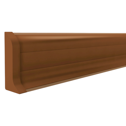 [102719] Terminal Izquierdo Zocalo PVC Plasbil Marron