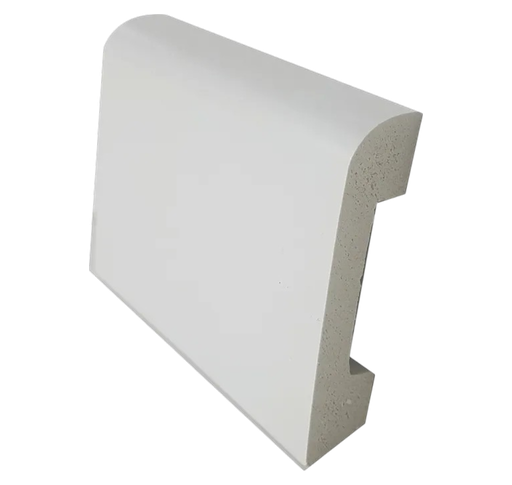 [102607] Zocalo EPS 15mm x 80mm x 2,40m Pecho Paloma W12-Blanco