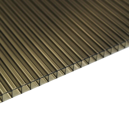 [102728] Policarbonato Alveolar 8mm Media Placa Bronce (101284)