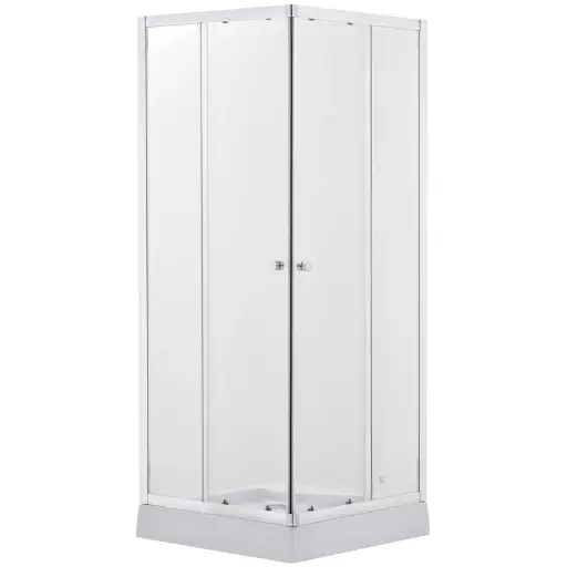 [102793] Cabina Ducha Cuadrada Blanca 80 x 80 x 200cm 1616692