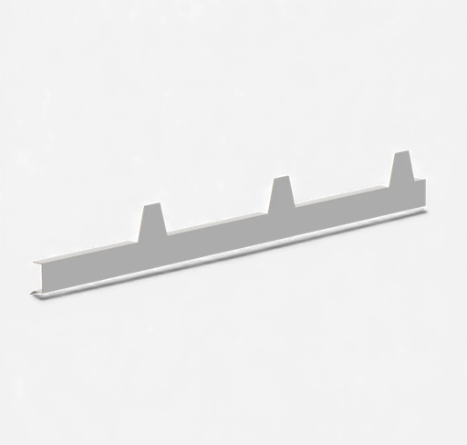 [102840] Gotero Frontal con Greca IsoRoof 80mm x 1m PIR