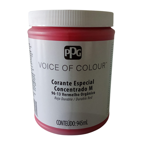 [102951] Pigmento Concentrado (M) Vermelho Organico - 0.95LT 088625024779 - 96 - 13.11