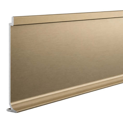 [103203] Perfil Zócalo Aluminio Dorado Bambú 3m x 5mm