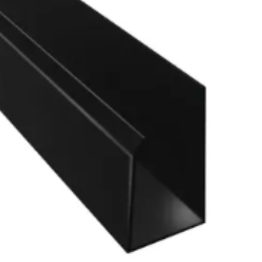 [103205] Perfil U Aluminio Negro Bambú 3m x 5mm 