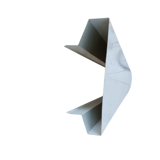 [103240] Lateral Gotero Doble Iso-Panel 150mm  x 3m Blanco MID