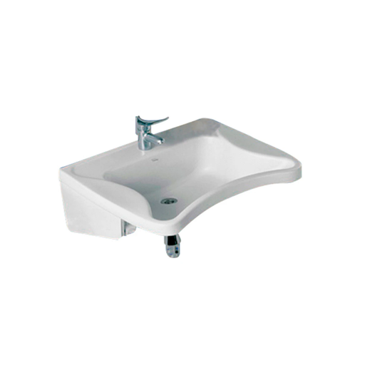 [103458] Lavatorio Para Colgar Blanco Para Discapacitados Ferrum Mural
