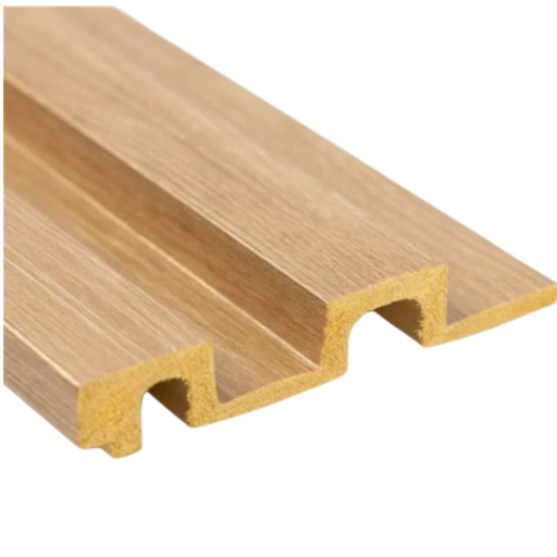 [103489] WPC EPS Interior Simil Madera Marrón Claro 20mm x 12cm x 2.8m