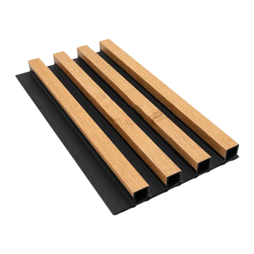 [103493] WPC Placa Interior Roble C/Negro 2.90m x 16cm x 2.4cm Harsen 