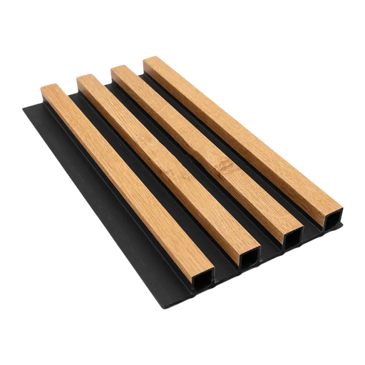 [103493] WPC Placa Interior Roble C/Negro 2.90m x 16cm x 2.4cm Harsen 