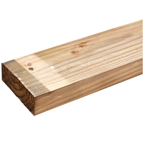 [103530] Tirante Madera Pino CCA Cepillado 2" x 6" x 3.30m