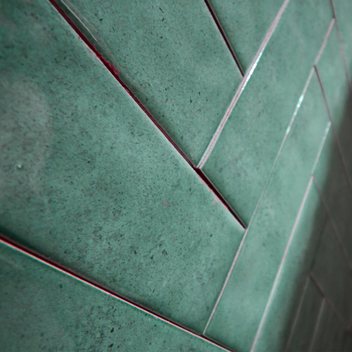 [103541] Revestimiento Cerámica Tipo Brick Brillo Aquarela-Esmeralda 7.5 x 25cm Pared