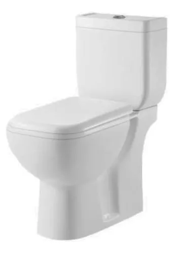 [103548] Inodoro Alto con Tapa Cierre Lento y Mochila Doble Descarga