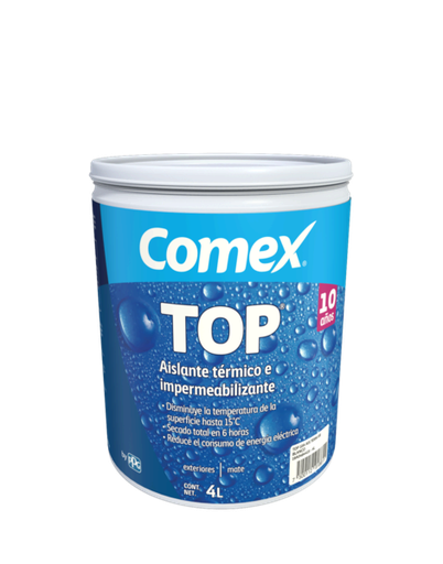 [103580] TOP 10 Años Aislante Térmico 4L Secado Rápido Comex