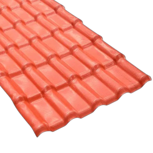 [103658] Techo Chapa PVC Teja Terracota Ondulada 3.5m x 1.05m