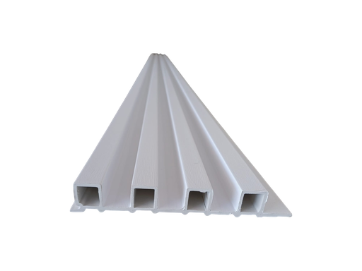[103786] WPC Interior Blanco Liso 2.90 m x 16.9 cm x 24mm x 2 cm WF14