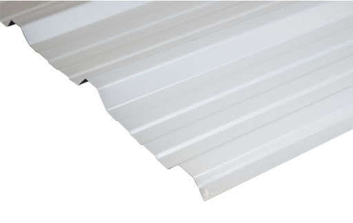 [103917] Chapa Trapezoidal Prepintada Blanca Cal 26 Útil 1m AGP