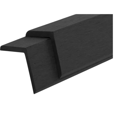 [103946] WPC Angulo Interior Negro Intenso 2,90m