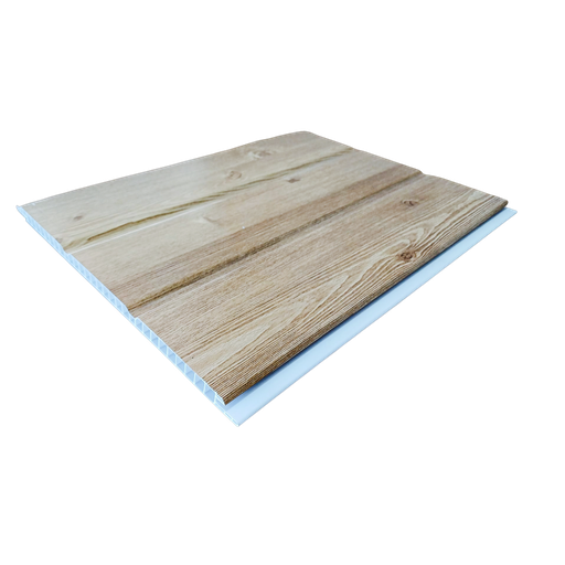 [103978] PVC Cielo Raso Madera  9mm x 25cm x 5.95m Rígido