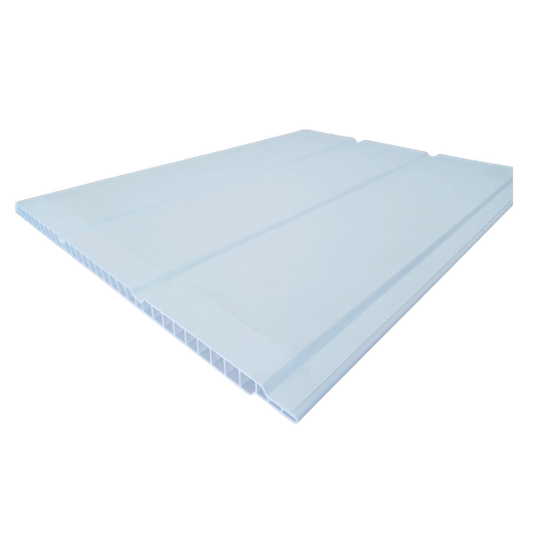 [103980] PVC Cielo Raso Blanco Plasbil 9mm x 25cm x 5.95m Rígido