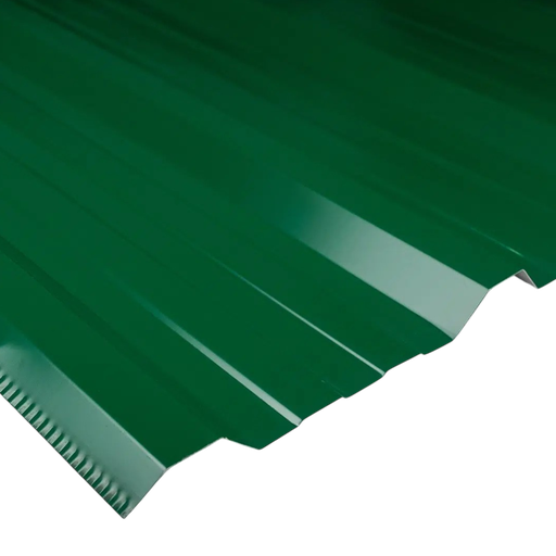 [104045] Chapa Trapezoidal Prepintada Verde - Cal 26 Util 1m AGP