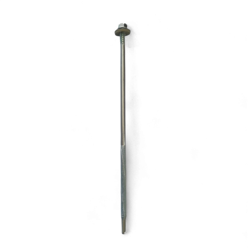 [104069] Tornillo Iso-Panel 150mm Doble Rosca PM C/Junta Goma 14" x 1/4" ZB 