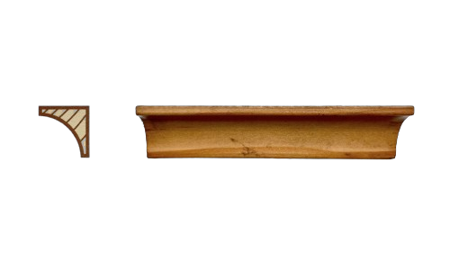 [104160] Rinconero Media Caña Madera Pino Clear N3 20 x 20 x 3.05m