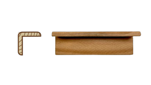 [104161] Esquinero Ángulo Madera Pino Clear N1 20 x 20 x 3.05m 
