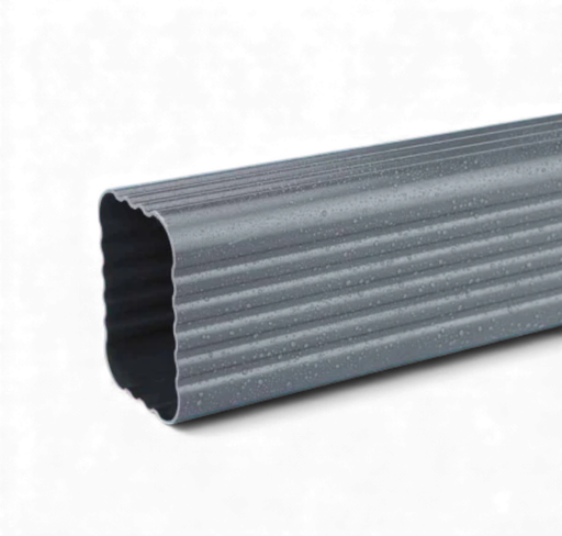 [104170] Caño de bajada para canaletas 4m negra