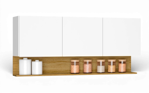 [104200] Modulo Aéreo Para Cocina Tres Puertas De 120 cms