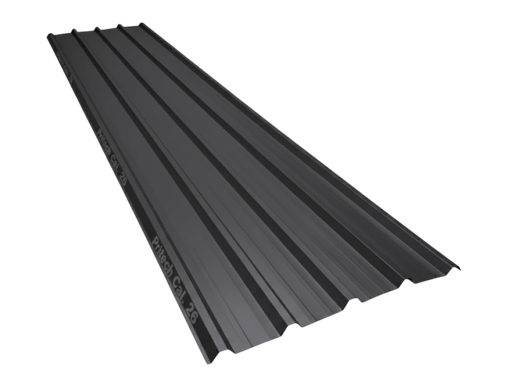 [104392] Chapa Gris Grafito Techo Cal 24/0.5mm x 98,6cm Util Trapezoidal - TIS