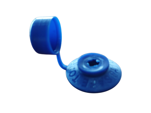 [104421] Tapa Cabeza Tornillo PVC para Autoperforante Azul 8 mm