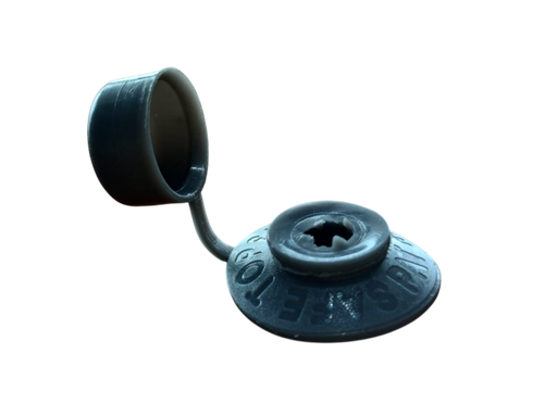 [104422] Tapa Cabeza Tornillo PVC para Autoperforante Gris 8 mm