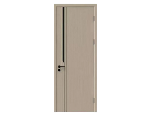 [104427] Puerta Interior HDF Greca Vertical con Marco Ajustable  2m x 80cm - 005