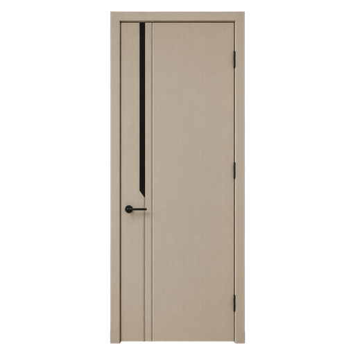 [104427] Puerta Interior HDF Greca Vertical con Marco Ajustable  2m x 80cm - 005