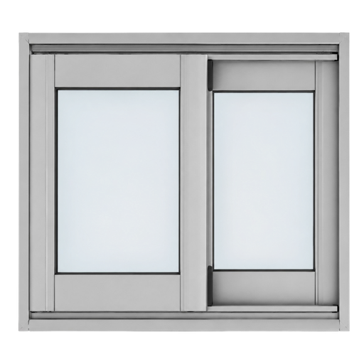 [104462] Ventana Corrediza Blanca 2 Hojas Serie Probba 100 x 50 cm