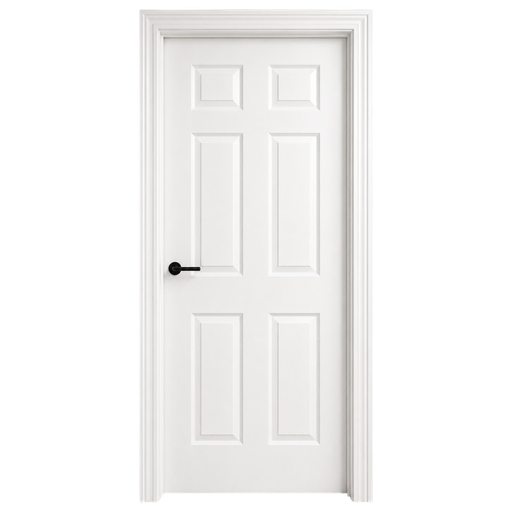[104483] Puerta Interior HDF Colonial Con Marco Ajustable 2m x 80cm - 001