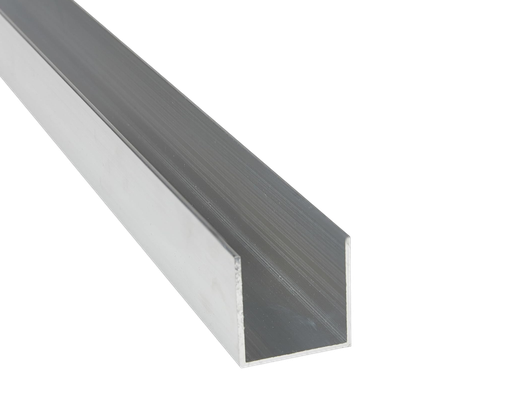 [104485] Perfil Aluminio Tipo U 30 x 15m x 1.3mm x 6.4m Anodizado Natural