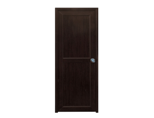 [104501] Puerta Interior PVC Marrón Plasbil 70cm x 2m Izquierda