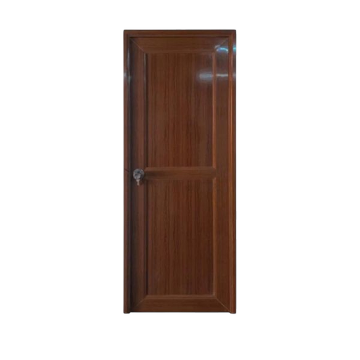 [104502] Puerta Interior PVC Caoba Claro Plasbil 70cm x 2m Derecha