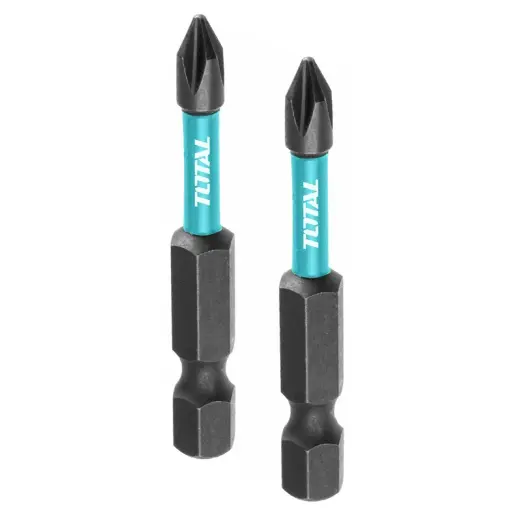 [104560] Punteros Set De 2 Puntas Atornillador De Impacto Phillips PH2 50mm 