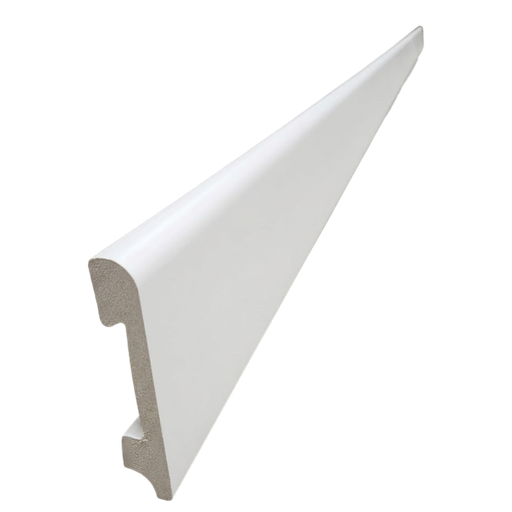 [104646] Zócalo EPS Blanco Boleado 15mm x 80mm x 2.4m W1