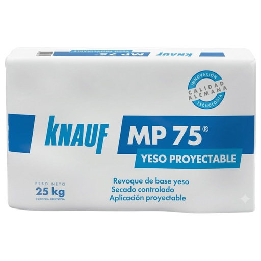 [104797] Yeso Proyectable Knauf MP 75 25 kg para Revoque Interior