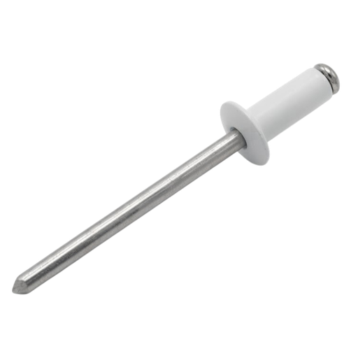 [104833] Remache POP Espigado Ciser 4 mm x 12 mm x 100 un Blanco