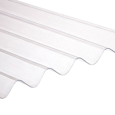 [104834] Policarbonato Ondulado Incoloro Ancho Util 1,16 m x 4.5 m x 0,8mm
