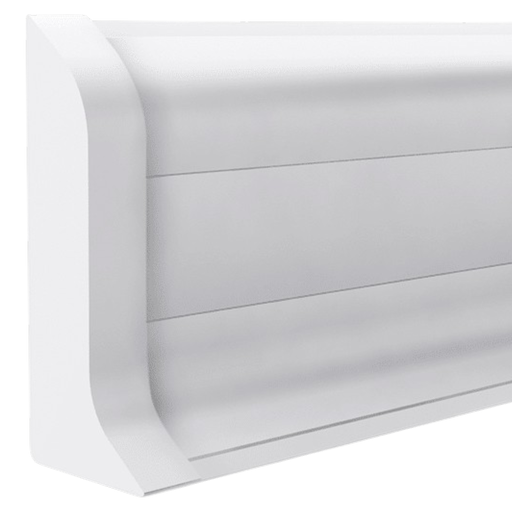 [104959] Terminal Izquierdo Zocalo PVC Plasbil Ceniza