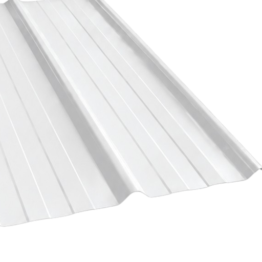 [105051] Chapa Trapezoidal Prepintada Blanca - Cal 26 Util 98cm APP