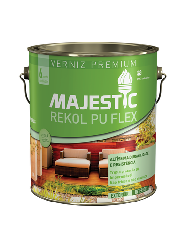 [105116] Majestic Verniz Rekol PU Flex Canela Acetinado x 3.6L