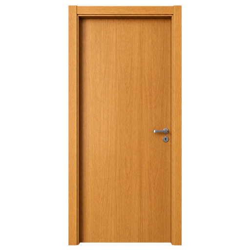 [105195] Puerta Interior Lisa Madera Natural 75 x 2.03m Brasil Nova Armada Izquierda